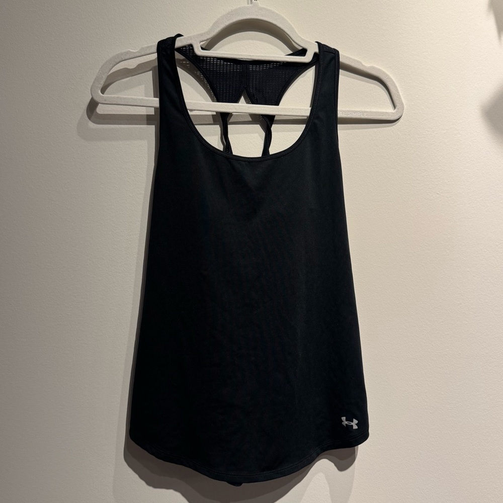 Under Armour Sleek Black Athletic Tank